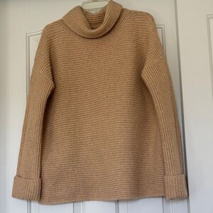 Pilcro Camel Cowl Neck Sweater Size M